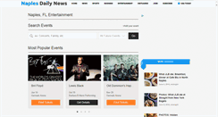 Desktop Screenshot of events.naplesnews.com
